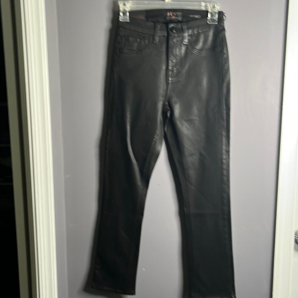 Jen 7 by 7 For All Mankind Black Straight Leg Pants Size 0